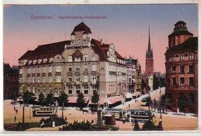 51364 Ak Hannover Aegidientorplatz Marienstrasse 1918