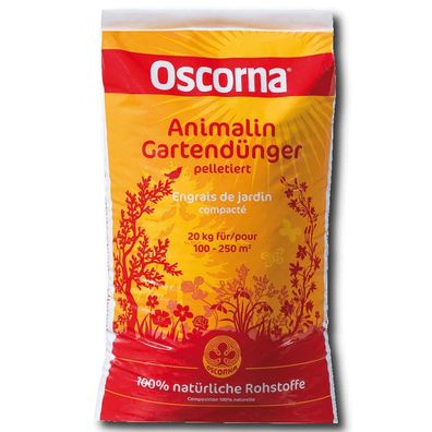 Oscorna Animalin pelletiert 20 kg Universaldünger Gemüsedünger Blumendünger