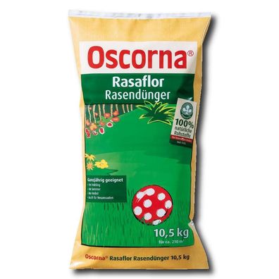 Oscorna Rasaflor Rasendünger 10,5 kg Naturdünger Naturrasendünger Biorasendünger
