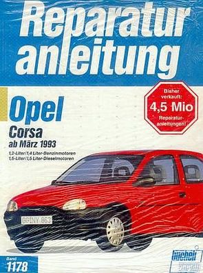 Reparaturanleitung Opel Corsa ab März 1993
