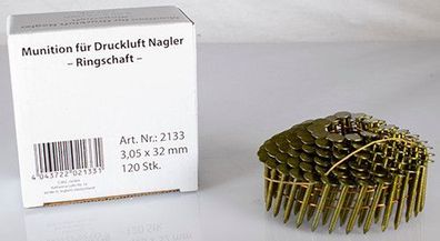 Mauk Druckluft Nägel Druckluftnägel für Druckluft Tacker CN45C Art. Nr. #2127 #02