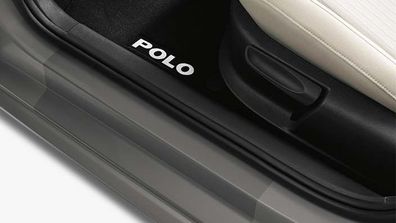 Volkswagen Original Polo Schutzfolie für Einstiegsleiste Transparent 4-Türer