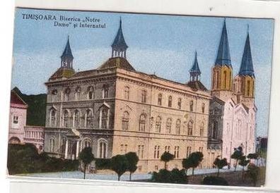 50245 Ak Timisoara Banat Rumänien Biserica "Notre Dame" um 1915