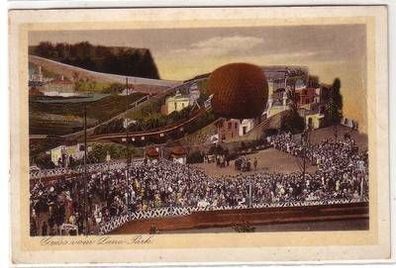 52661 Ak Gruß aus dem Lunapark Berlin Halensee mit Ballon 1926