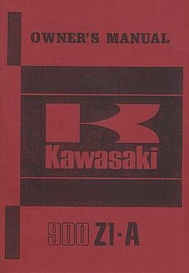 Bedienungsanleitung Kawasaki 900 Z1-A, Motorrad, Oldtimer, Klassiker