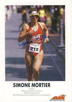 Simone Mortier Autogrammkarte Original Signiert + A 3156