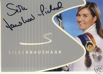 Silke Kraushaar Rodeln Autogrammkarte Orig. Sign+ 68276