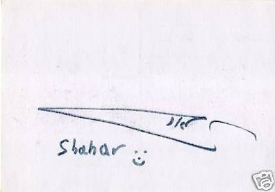 Shahar Peer Autogrammkarte Original Signiert + 72858