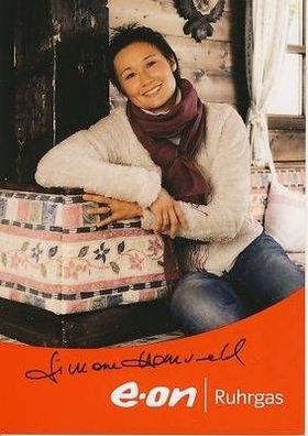 Simone Hauswald Original Signiert Autogrammkarte + A9181