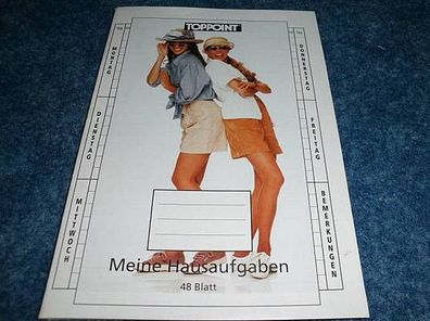 Hausaufgabenheft 48 Blatt von Toppoint