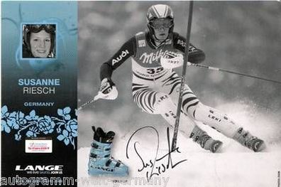 Susanne Riesch Autogrammkarte Original Signiert + A 13234