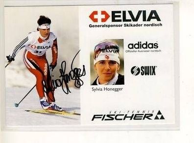 Sylvia Honegger Autogrammkarte 90er Jahre Original Signiert + A 4718