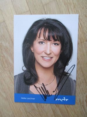 MDR Moderatorin Heike Leschner - handsigniertes Autogramm!!!