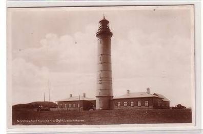 51176 Ak Nordseebad Kampen auf Sylt Leuchtturm um 1930
