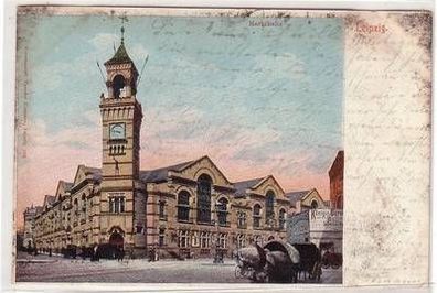 52917 Ak Leipzig Markthalle 1906