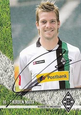 Thorben Marx Borussia Mönchengladbach 2009-10 Autogrammkarte + A21662