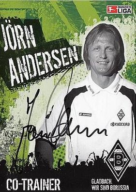 Jörn Andersen Borussia Mönchengladbach 2005-06 Autogrammkarte + A21658