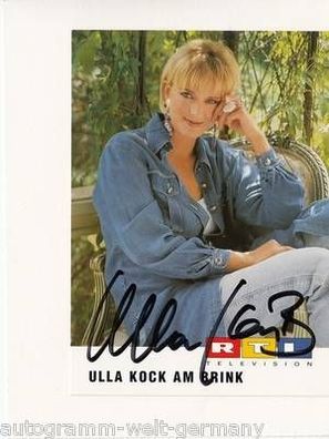 Ulla Kock am Brink RTL TOP Gross AK Original Signiert + G 3554