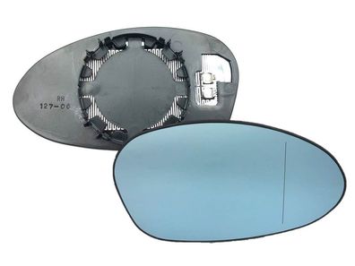 Spiegelglas Spiegel Außenspiegel Rechts Blau passend für BMW 1er E80 3er E90