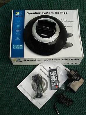 Encore Speaker and Docking System for iPod 2G, 3G, 4G USB AUX IN Ladefunktion