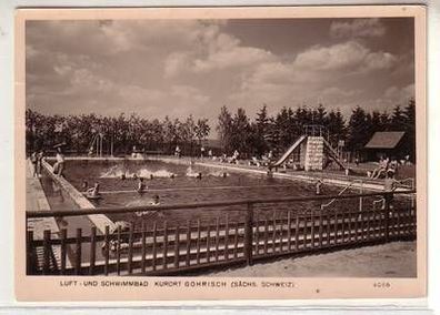 49646 Ak Luft- u. Schwimmbad Kurort Gohrisch Sächs. Schweiz 1966