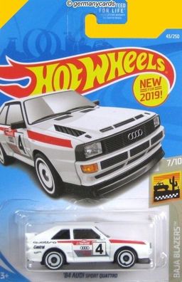 Spielzeugauto Hot Wheels 2019* Audi Sport Quattro 1984