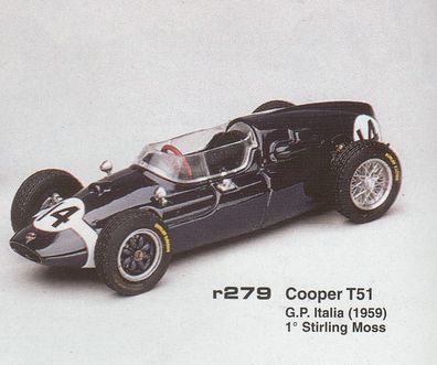 Cooper T51, GP Italia 1959, Stirling Moss, Brumm