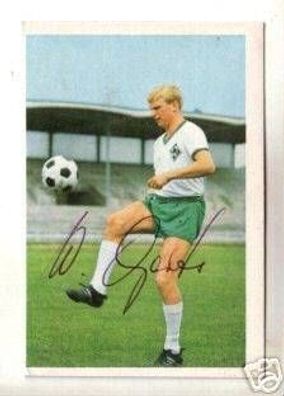 Werner Görtz Werder Bremen 1967-68 Bergmann SB Orig. Sig