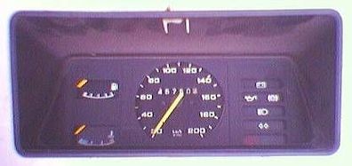 Armaturen > Einsatz > Opel Kadett D [ Display weiß > 200 km/ h / Tacho / Tank Anz