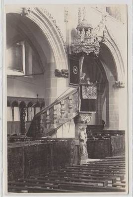 19904 Foto Ak Kronstadt Kircheninneres Siebenbürgen Rumänien um 1915