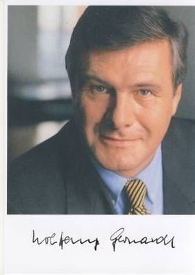 Wolfgang Gerhardt MdB AK Original Signiert + 4174