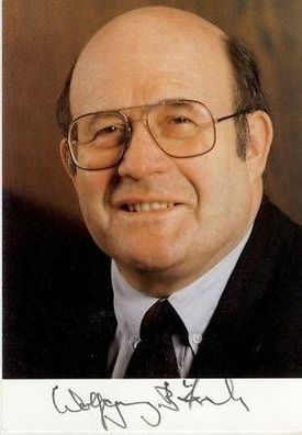 Wolfgang Bötsch Autogrammkarte Original Signiert + 5490
