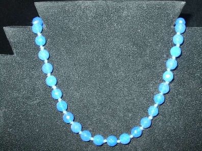 Achat (facettiert) Perlenkette -Schmuck-Edelsteine-Heilsteine-Mineralien-