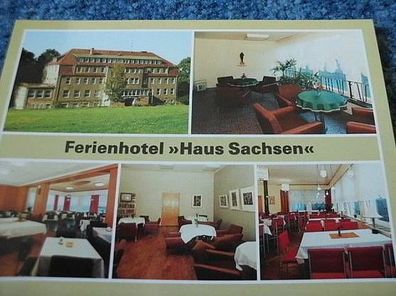 2826 / Ansichtskarte-Ferienhotel Haus Sachsen-Hohnstein