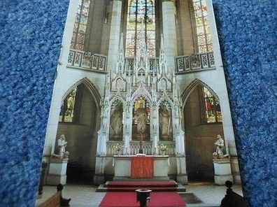 2829 / Ansichtskarte-Wittenberg Lutherstadt-Altar in der Schloßkirche