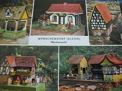 2842 / Ansichtskarte-Wünschendorf Elster-Märchenwald
