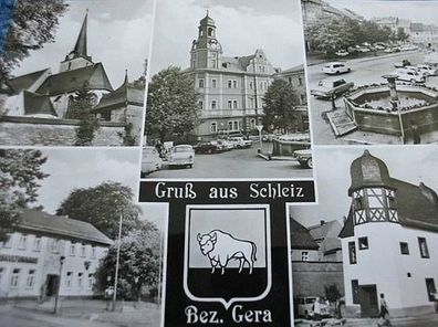 2843 / Ansichtskarte-Gruß aus Schleiz-Bezirk Gera