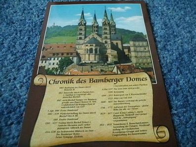 2855/ Ansichtskarte-Bamberg-Chronik des Bamberger Doms