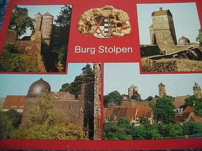 2866 / Ansichtskarte-Stolpen Burg