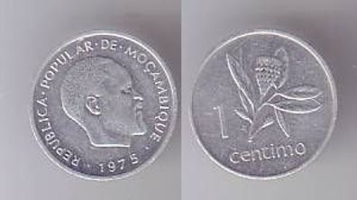 seltene 1 Centimo Aluminium Mosambik 1975