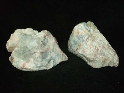 2 Stück Fluorit/ Baryt Rohstein Trusetal/ Thüringen -Mineralien-Heilsteine-Rohsteine