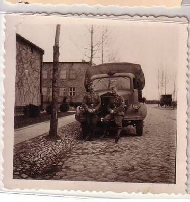 32267 Foto Deutscher Militär LKW Mercedes 2. Weltkrieg