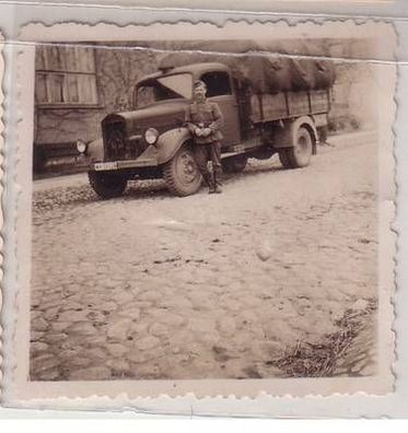 31148 Foto Deutscher Militär LKW Mercedes 2. Weltkrieg