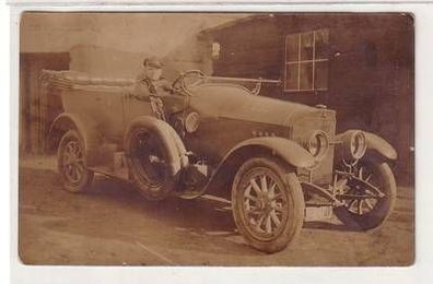 02764 Foto Ak Oldtimer Mercedes offenes Verdeck um 1910