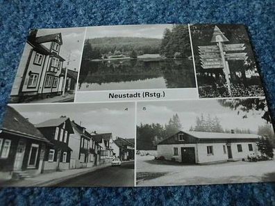 2869/ Ansichtskarte-Neustadt am Rennsteig-Kreis Ilmenau