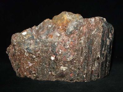 Schwarzer Turmalin, Schörl, Rauchquarz, Glimmer 1,9 kg Rohstein -Mineralien-Rohsteine-