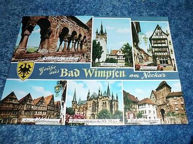2886/ Ansichtskarte-Grüße aus Bad Wimpfen am Neckar