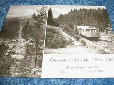 2931/ Ansichtskarte---Oberweißbacher Bergbahn / Thüringer Wald