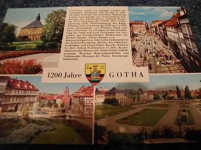 2934 / Ansichtskarte--1200 Jahre Gotha