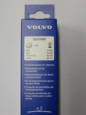 Original Volvo Wischerblätter vorne S60 05-09/ / V70 05-08/ / XC90 05- ET: 32237899